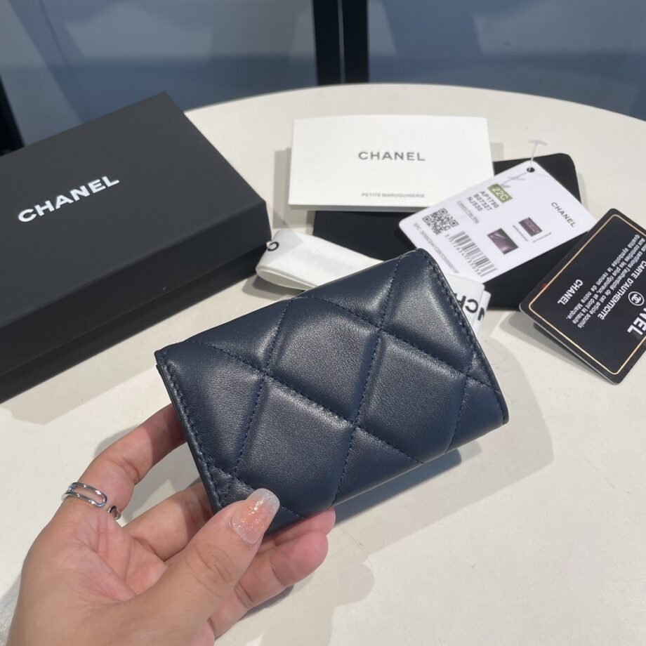 Chanel Black 19 Wallet