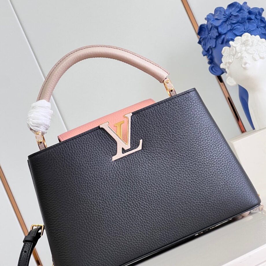 Louis Vuitton M21690 Black Capucines MM Handbag