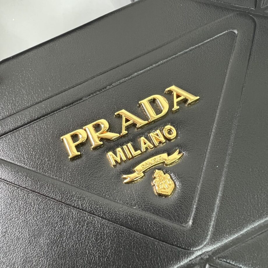 PRADA 1BA378 Medium Leather Prada Symbole Bag With Topstitching