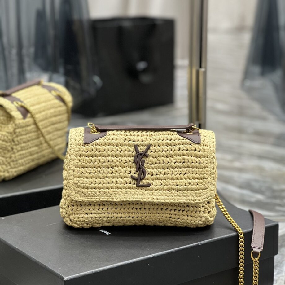 YSL 633151 Small Size Niki Woven Bag