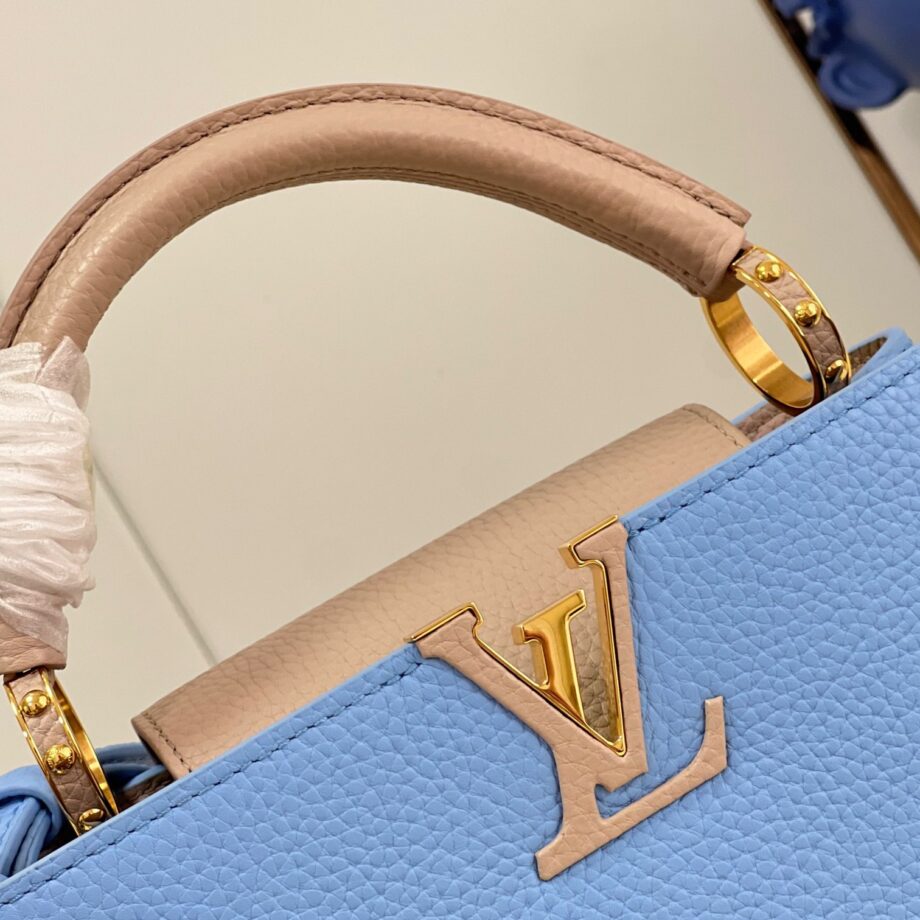 Louis Vuitton M21887 Blue Capucines Bb Handbag