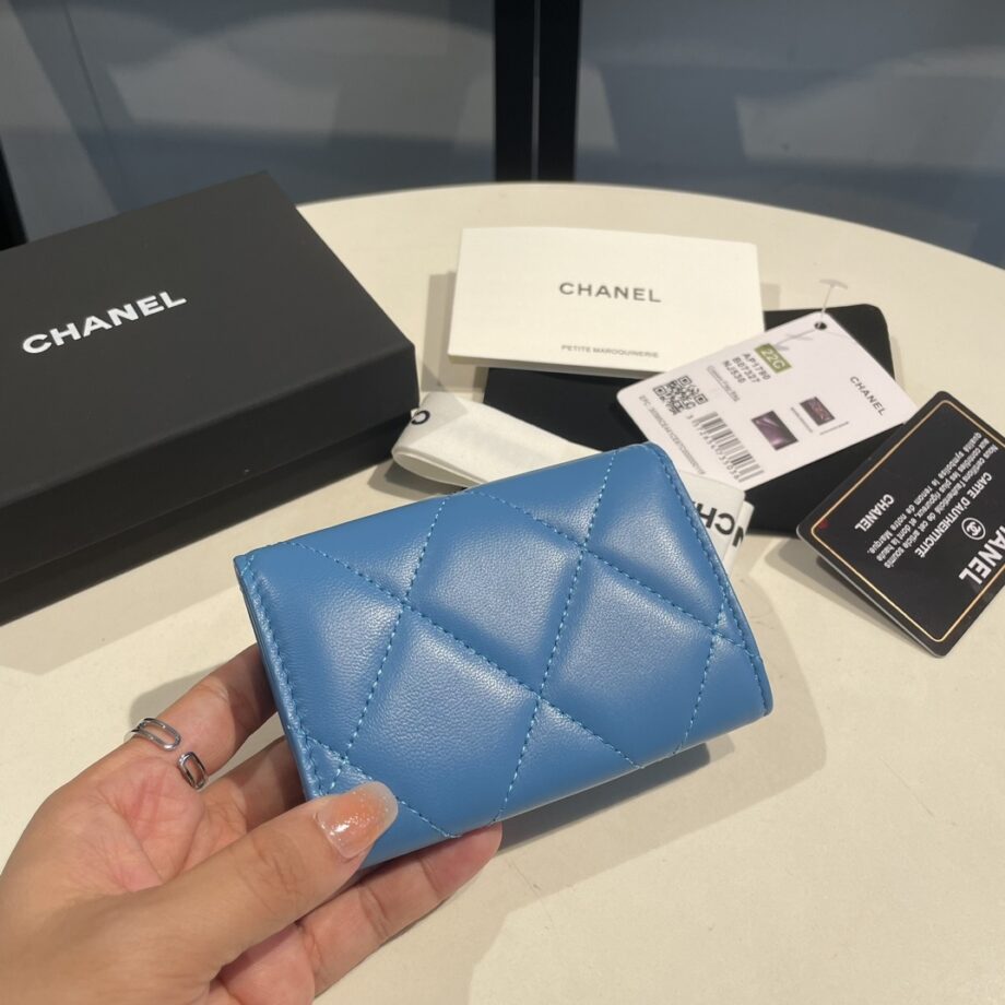 Chanel Blue 19 Wallet