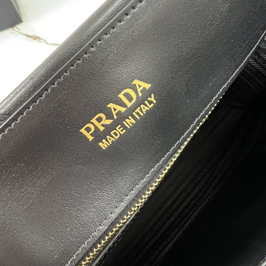 PRADA 1BA384 Large Leather Prada Symbole Bag With Topstitching