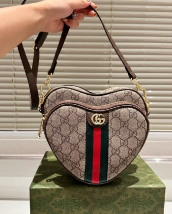 Gucci Latest Chinese Valentine'S Day Limited To Heart Bag