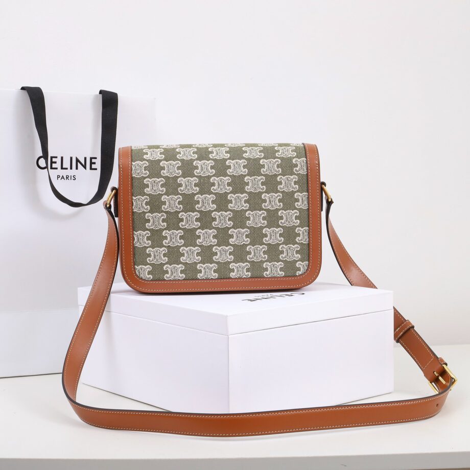 Celine 187363 Italian Imported Cowhide Triomphe Bag