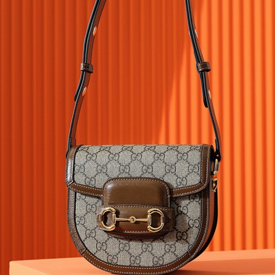 Gucci 760191 Gucci Horsebit 1955 Mini Rounded Bag