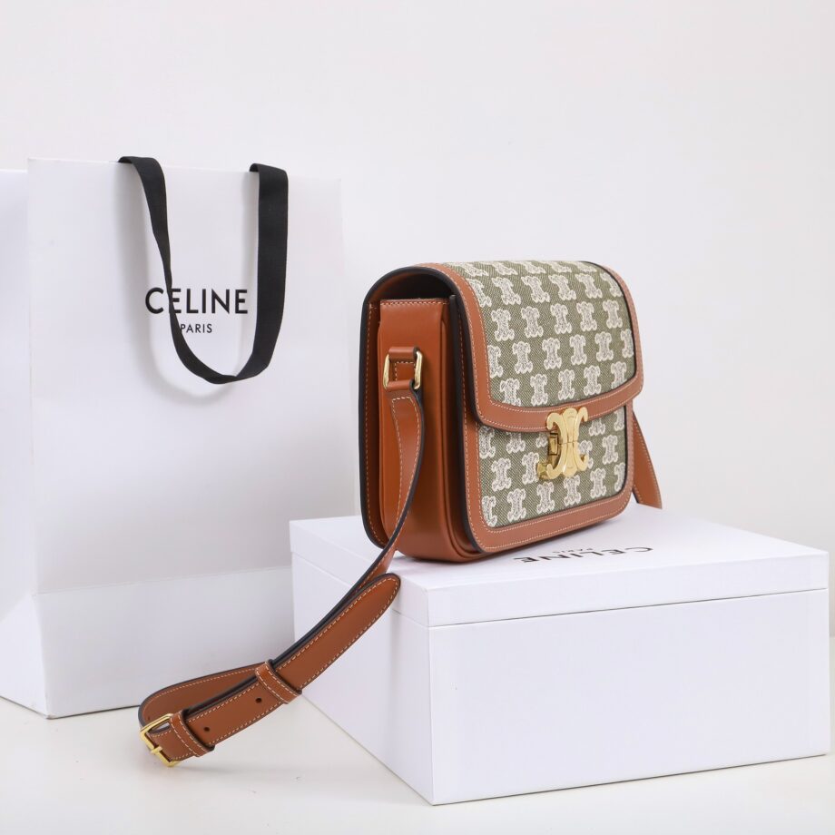 Celine 187363 Italian Imported Cowhide Triomphe Bag