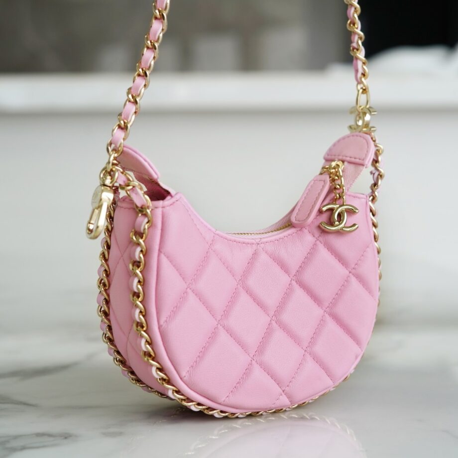 Chanel 23P New Style Pink Hobo Bag