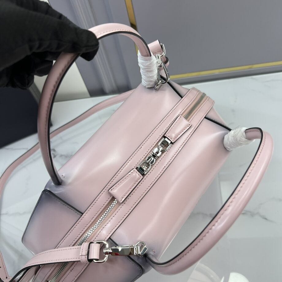 PRADA 1BA365 Pink Medium Brushed Leather Prada Supernova Handbag