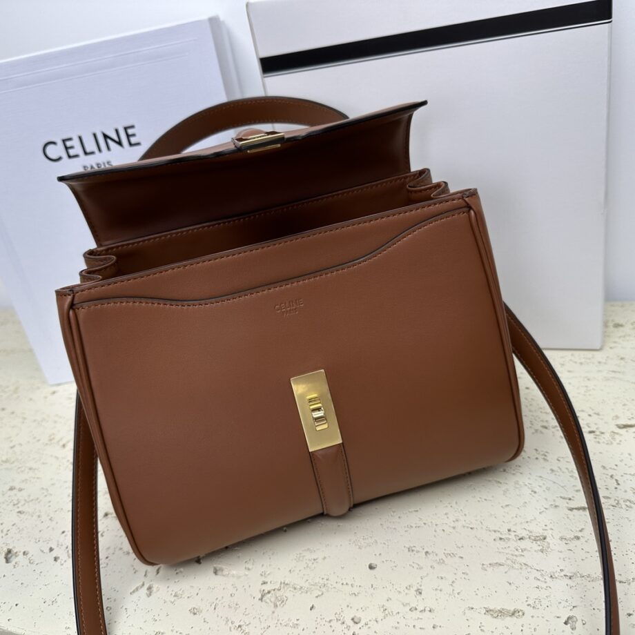 Celine 188003 Small 16 Bag In Satinated Calfskin