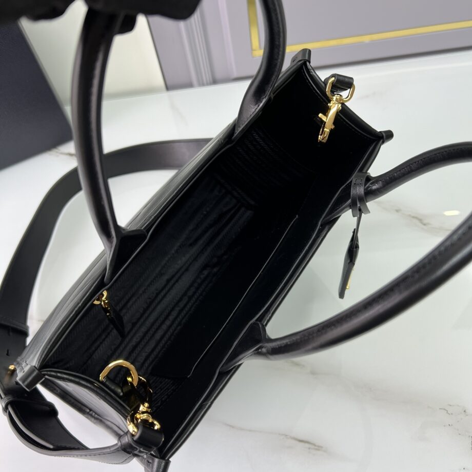 PRADA 1BA379 Small Leather Prada Symbole Bag With Topstitching