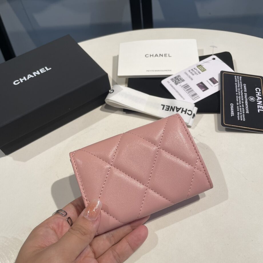 Chanel Pink 19 Wallet