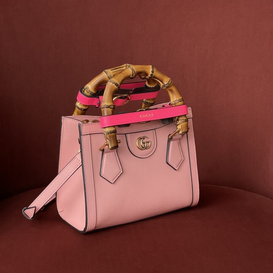 Gucci 702732 Pink Diana Mini Tote Bag