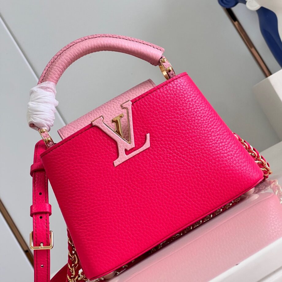 Louis Vuitton M20848 Red Capucines Mini Handbag