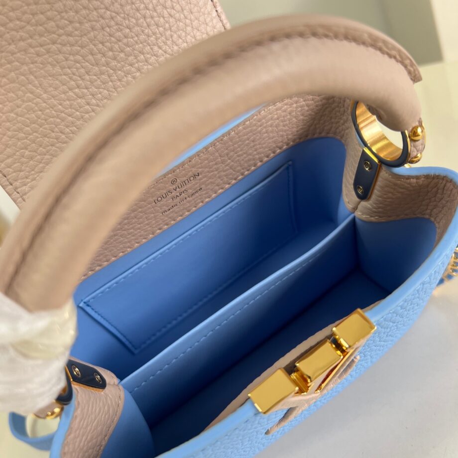 Louis Vuitton N96468 Blue Capucines Mini Bag