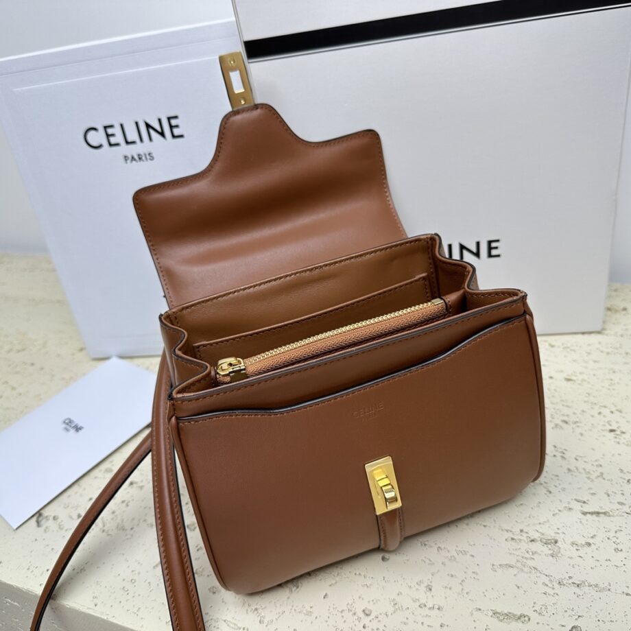 Celine 197983 Mini 16 In Satinated Calfskin