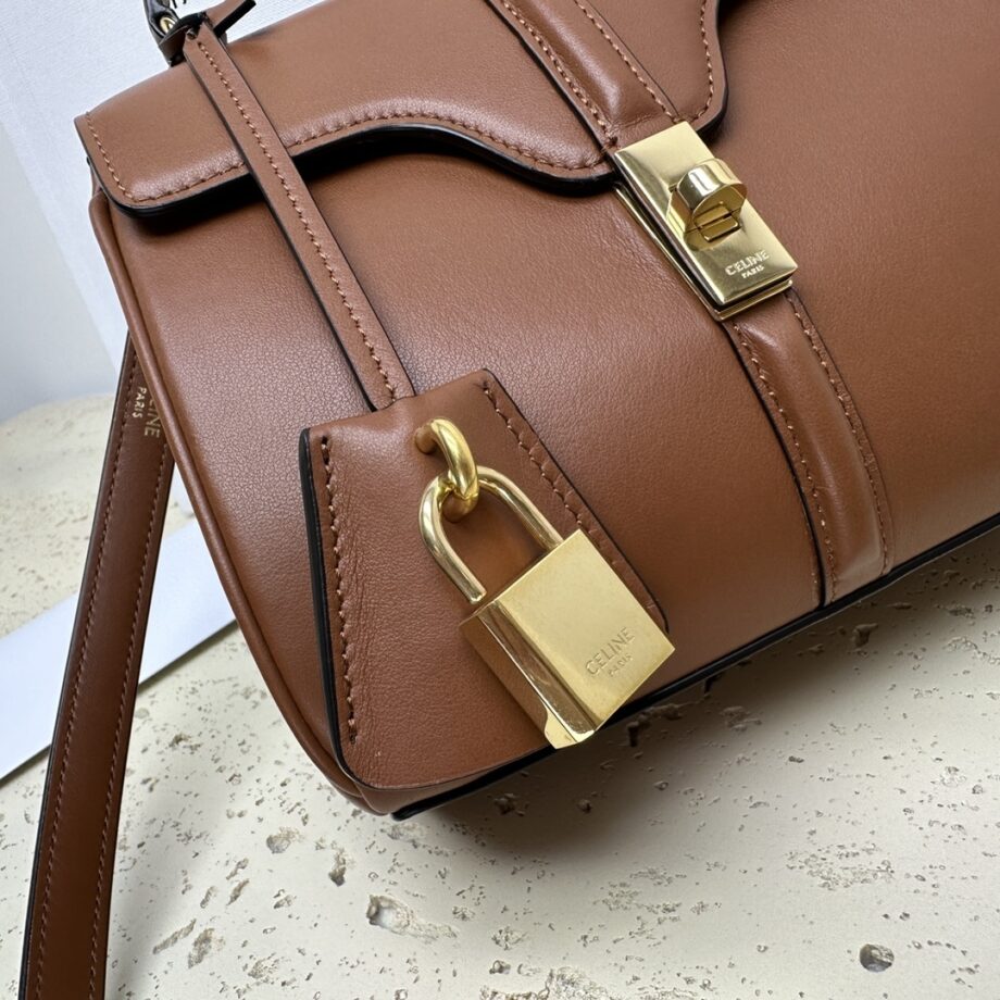 Celine 197983 Mini 16 In Satinated Calfskin