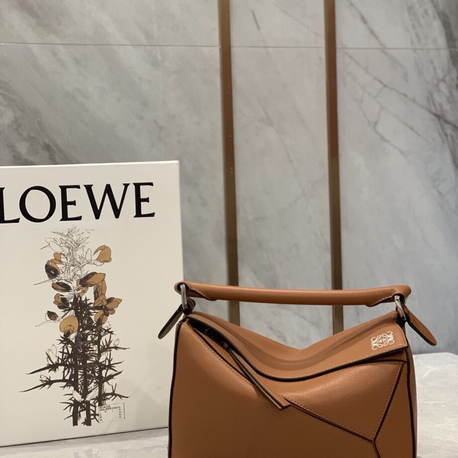 Loewe 588168 Small Puzzle In Soft Grained Calfskin