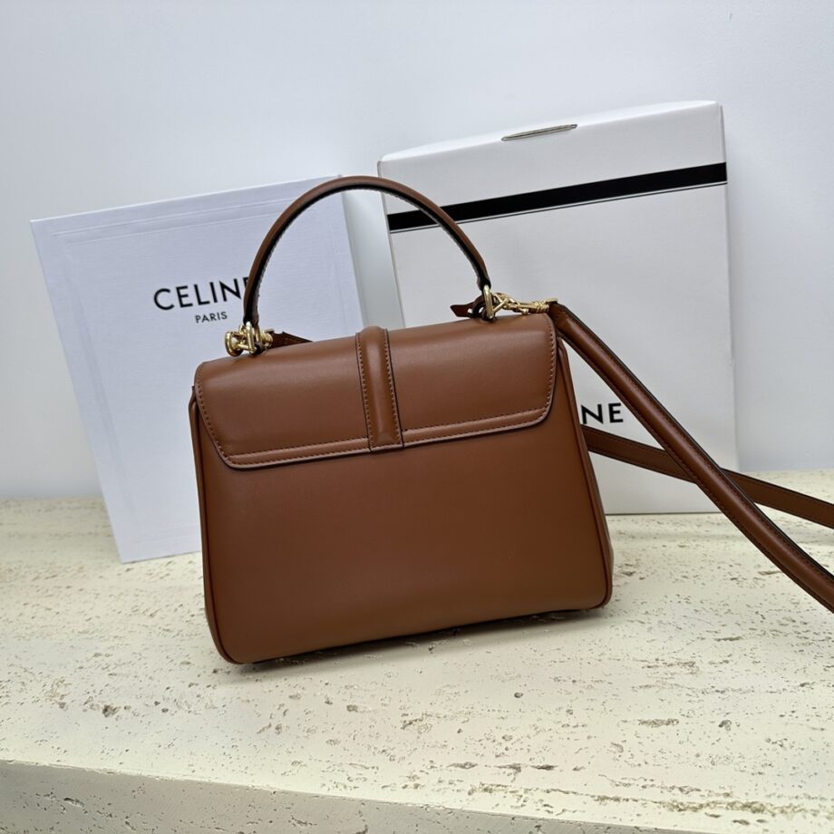 Celine 188003 Small 16 Bag In Satinated Calfskin