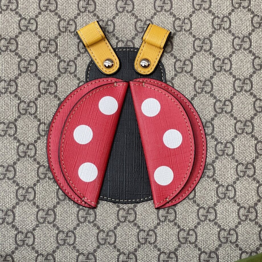 Gucci 664083 Ladybug Applique Supreme Canvas Children'S Bags