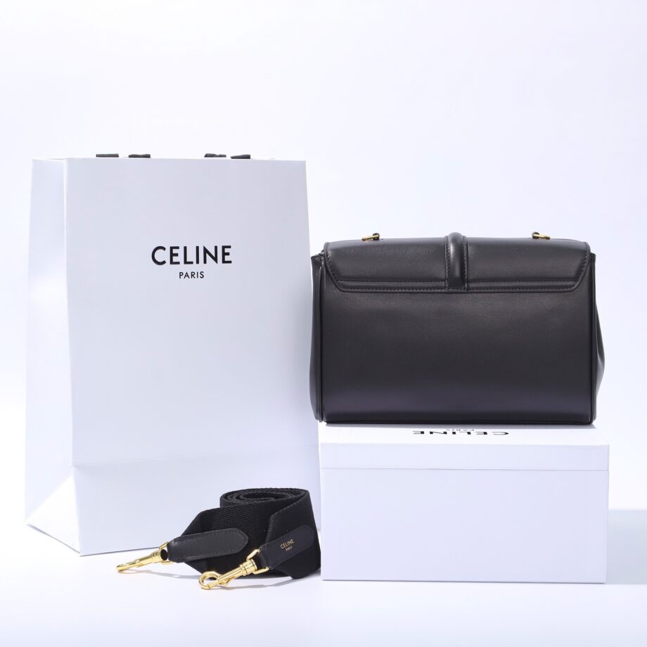 Celine 196853 Black Teen Soft 16 In Calfskin