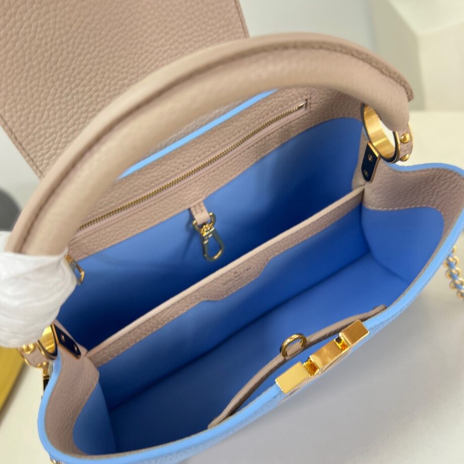 Louis Vuitton M21887 Blue Capucines Bb Handbag