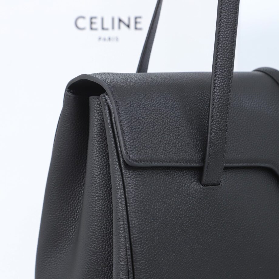 Celine 194043 Black Large Soft 16 Bag In Calfskin