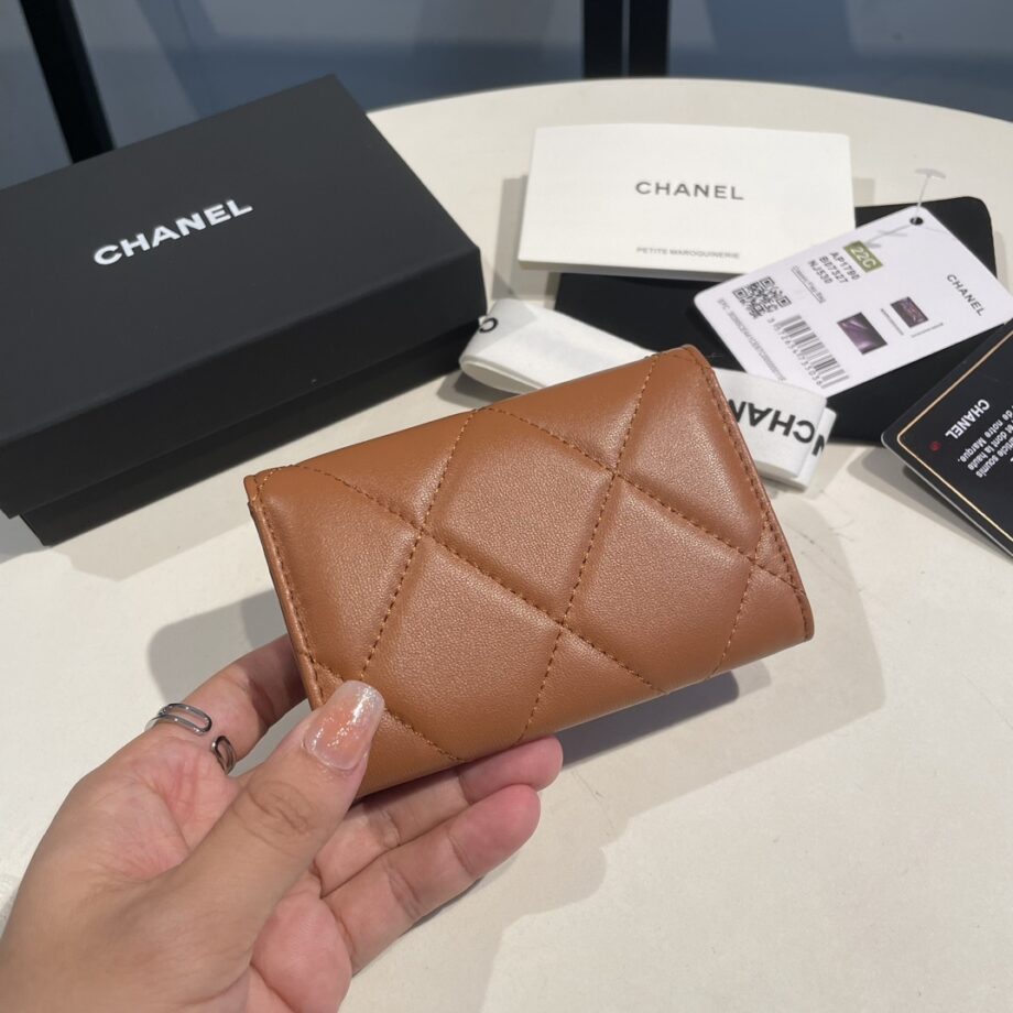 Chanel Brown 19 Wallet