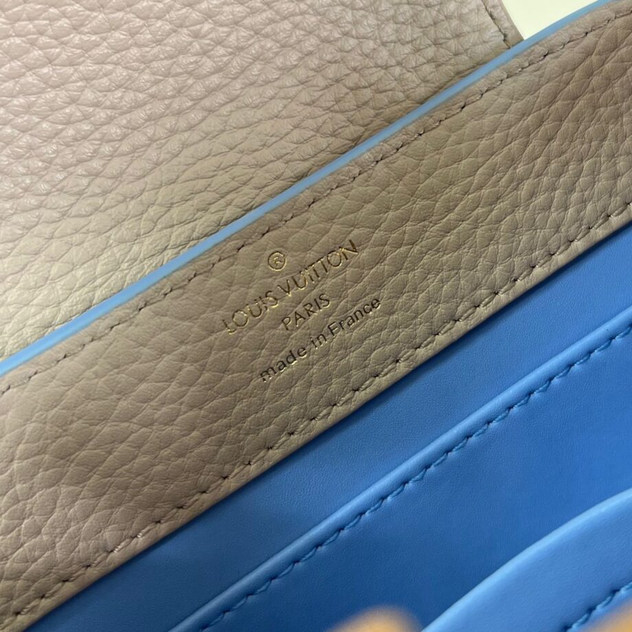 Louis Vuitton N96468 Blue Capucines Mini Bag