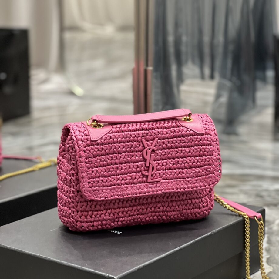 YSL 633151 Small Size Niki Woven Bag