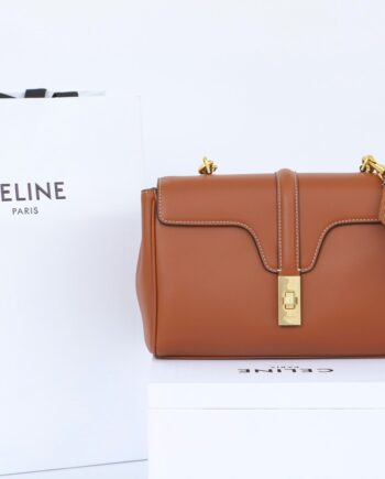 Celine 196853 Tan Teen Soft 16 In Calfskin