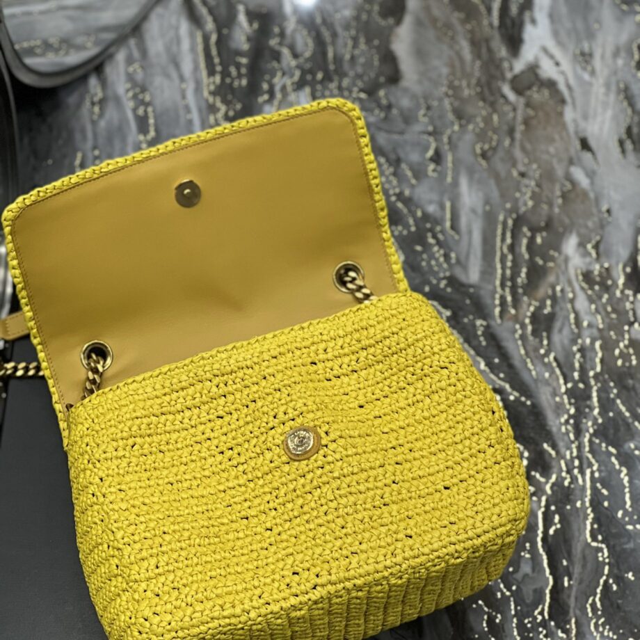 YSL 633158 Niki Raffia Woven Bag 4 Colors Available