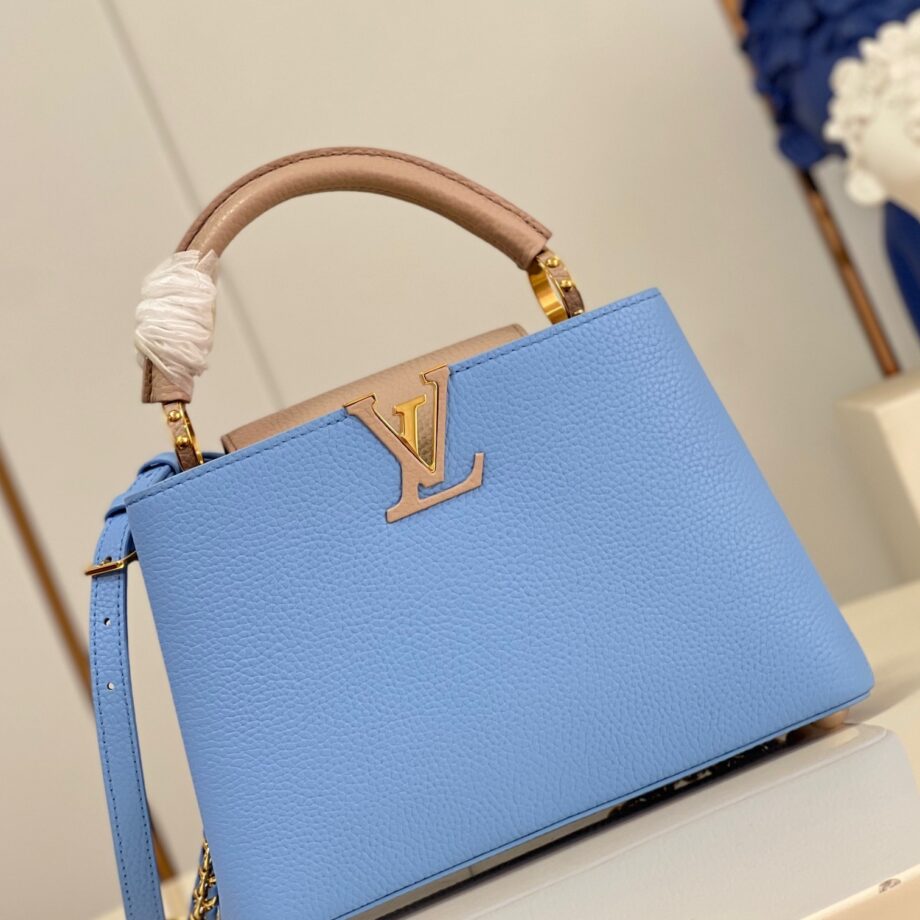 Louis Vuitton M21887 Blue Capucines Bb Handbag