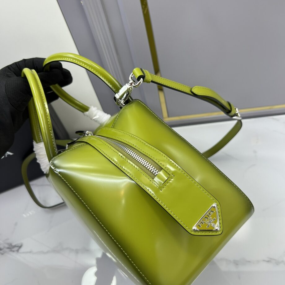 PRADA : 1BA366 Small Brushed Leather Prada Supernova Handbag