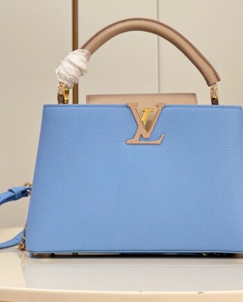 Louis Vuitton M21887 Blue Capucines Bb Handbag