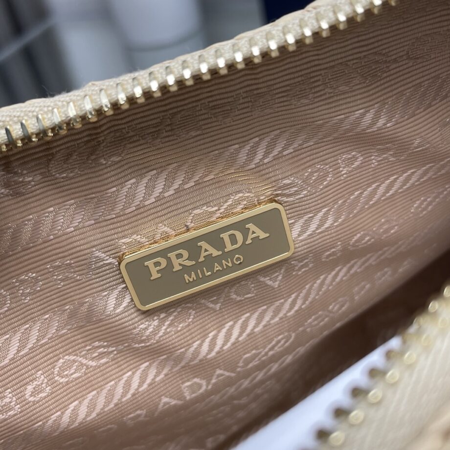 PRADA 1 BC204 Lafite Straw Hobo Bag