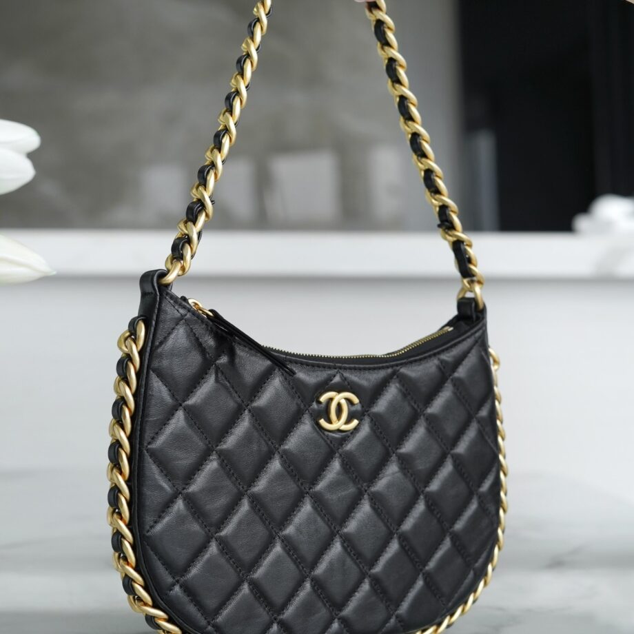 Chanel Black Medium 22B Shoulder Bag