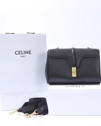 Celine 196853 Black Teen Soft 16 In Calfskin