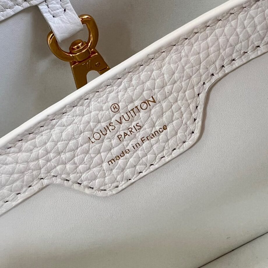 Louis Vuitton M23064 White Capucines Bb Bag