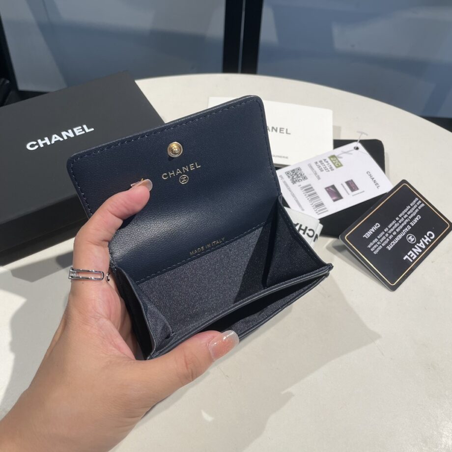 Chanel Black 19 Wallet