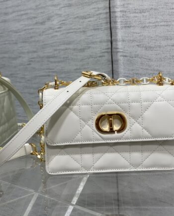 Dior S5169UDAX White Miss Caro Mini Bag