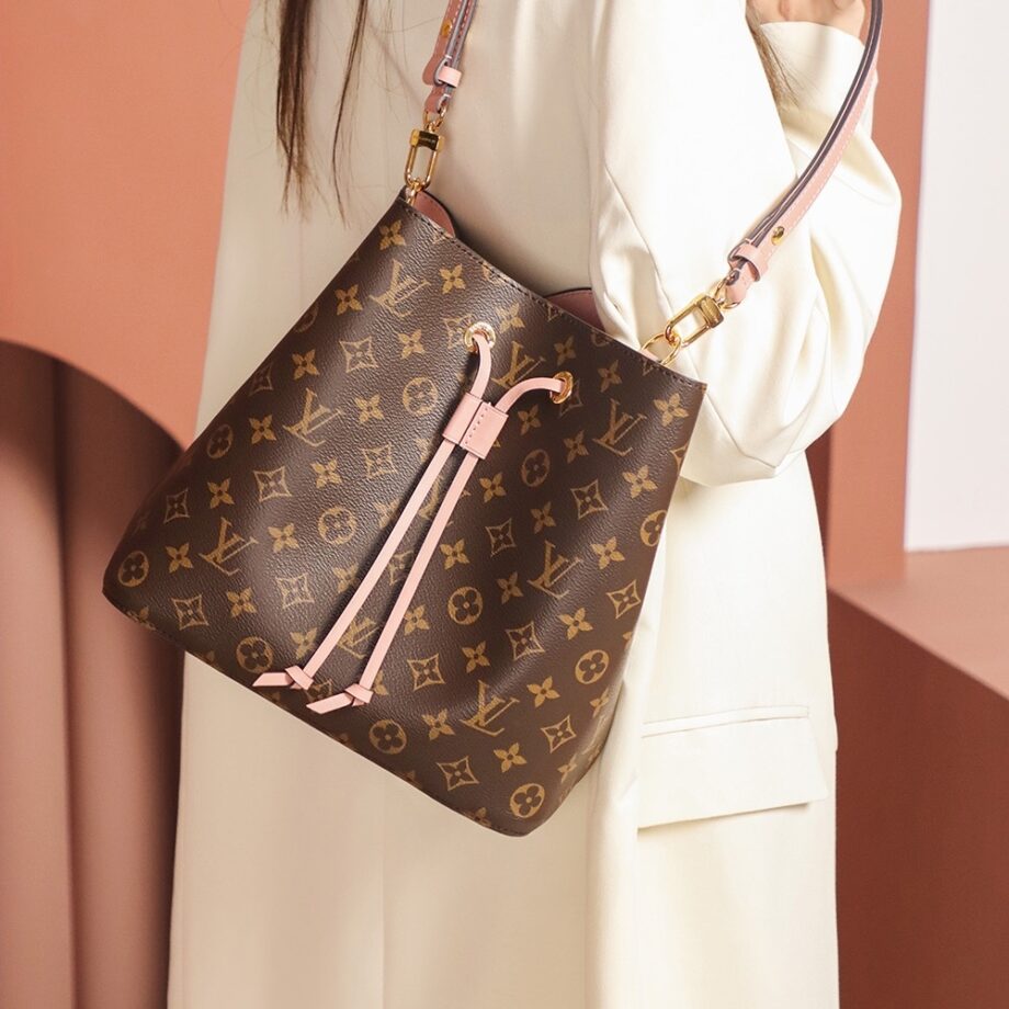 Louis Vuitton M44022 Rose Poudré Pink NéOnoé Bucket Bag