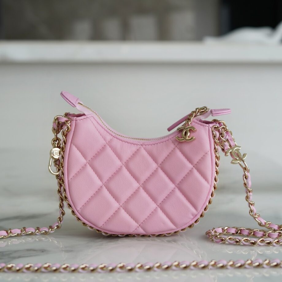 Chanel 23P New Style Pink Hobo Bag