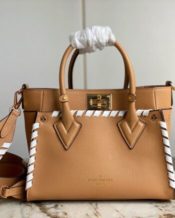 louis vuitton arizona brown on my side small handbag