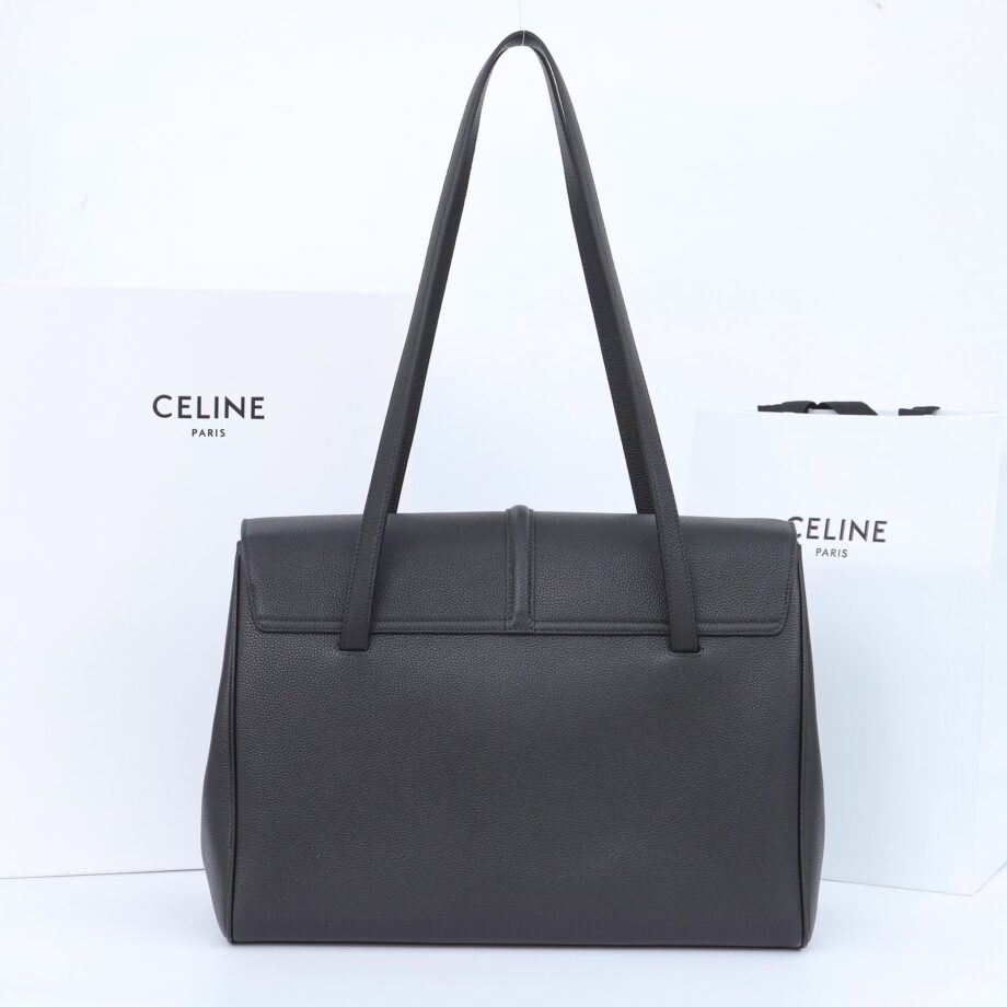 Celine 194043 Black Large Soft 16 Bag In Calfskin