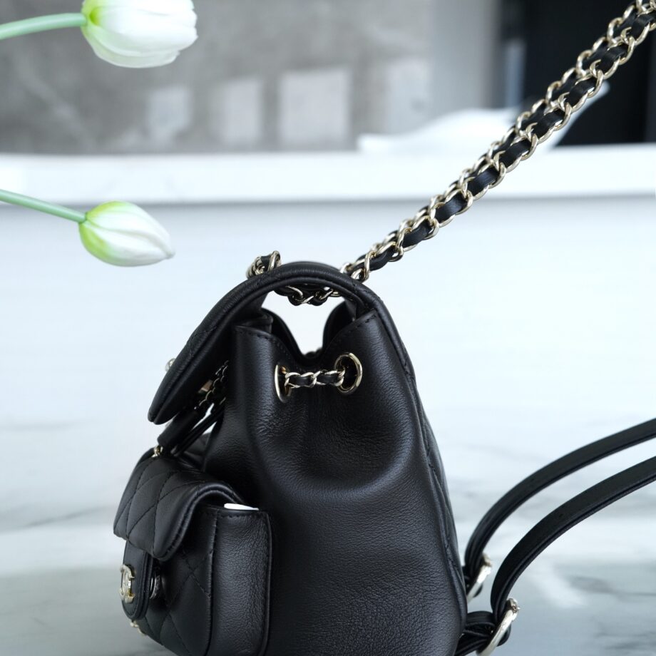 Chanel 23ADUMA Black 23A Duma Backpack