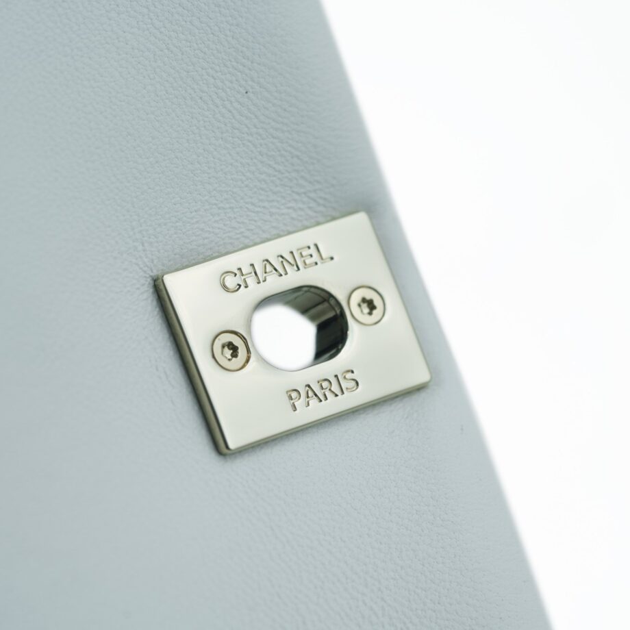 Chanel White Italian Gaiera Lambskin Duma Backpack