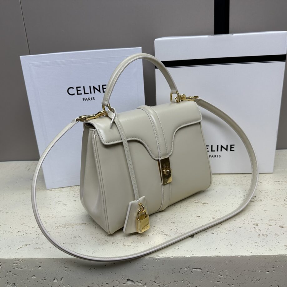 Celine 188003 Small 16 Bag In Satinated Calfskin