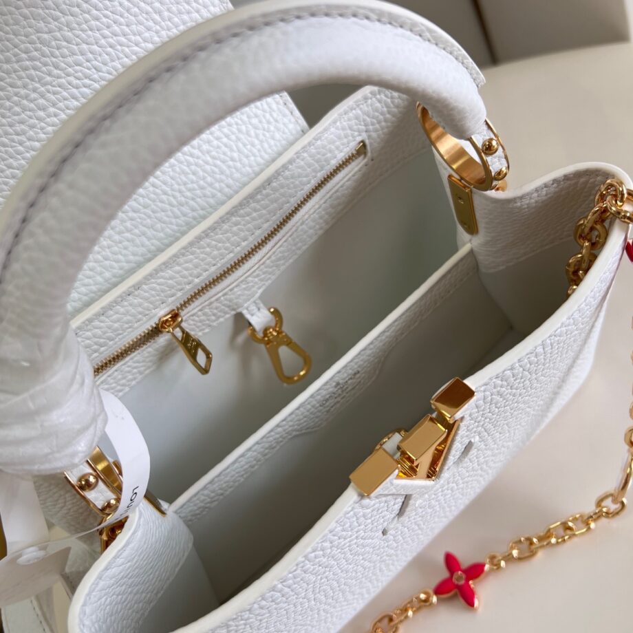 Louis Vuitton M23064 White Capucines Bb Bag