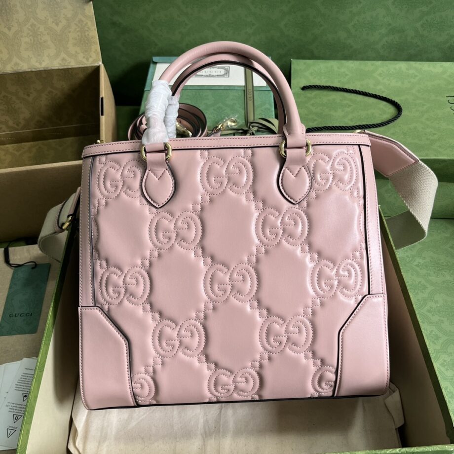 Gucci 728236 Gg Matelass é Leather Mini Handbag